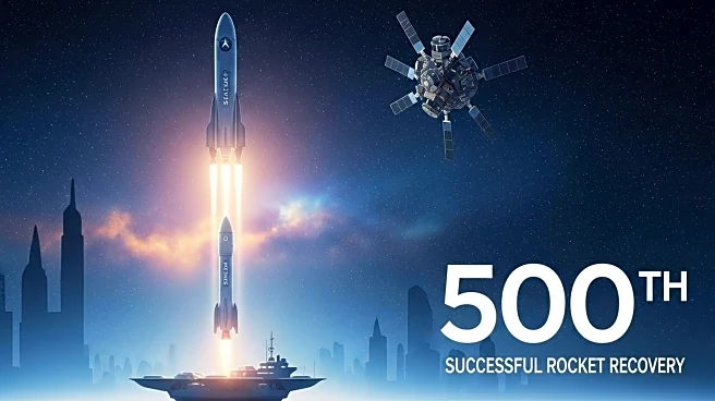 SpaceX Launches Starlink Satellites, Achieves 500th Rocket Recovery