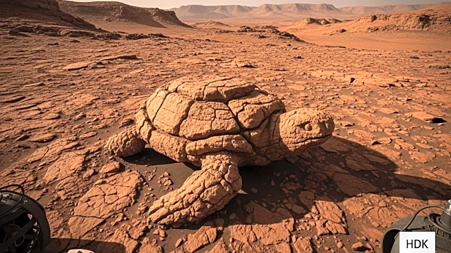NASA Perseverance Rover Captures Turtle-Shaped Rock on Mars