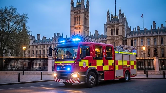 London Fire Brigade Responds to Major Blaze at Former BBC Headquarters