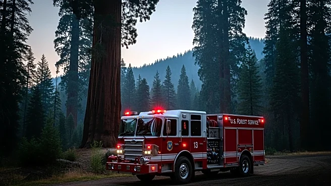 U.S. Forest Service Battles Garnet Fire to Protect Giant Sequoias