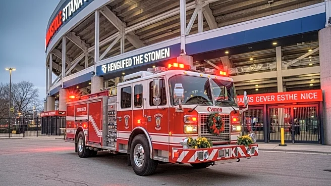 Dave Portnoy Joins Cy-Hawk Game Festivities with Iconic Firetruck Entrance