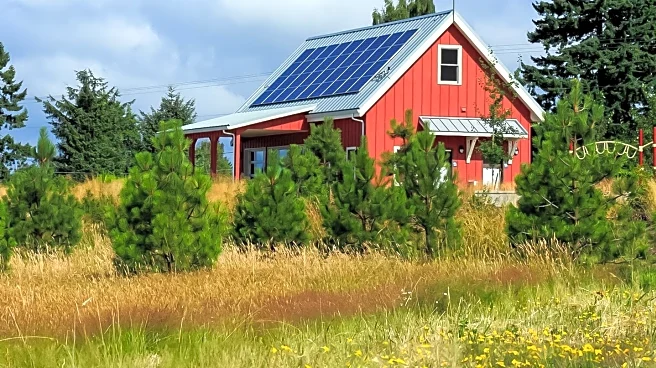 Senior Woman Constructs Solar-Powered Homestead in Idaho, Emphasizing Self-Sufficiency