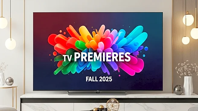Fall 2025 TV and Movie Premieres Highlighted by Major Titles and Streaming Releases