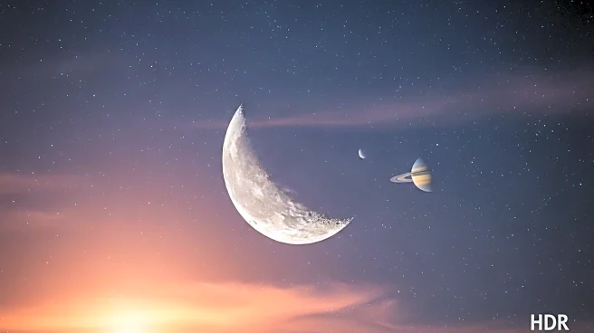 Saturn and Moon to Appear Close Together at Sunset on September 8