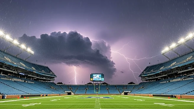 Severe Weather Delays Panthers-Jaguars Game in Jacksonville