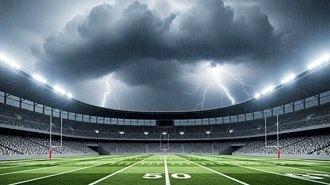 Severe Weather Causes Delay in Panthers-Jaguars Game