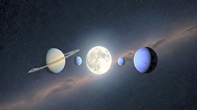 The Moon Passes Saturn and Neptune: Celestial Event Observed