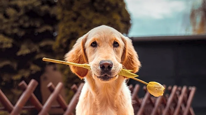 Golden Retriever Puppy and Cockatoo Form Unlikely Friendship in Viral Video