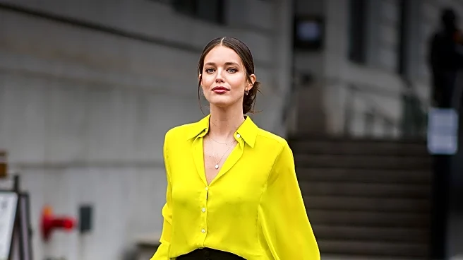 Katie Holmes Embraces Fall Fashion with Billowy Blouse Ensemble