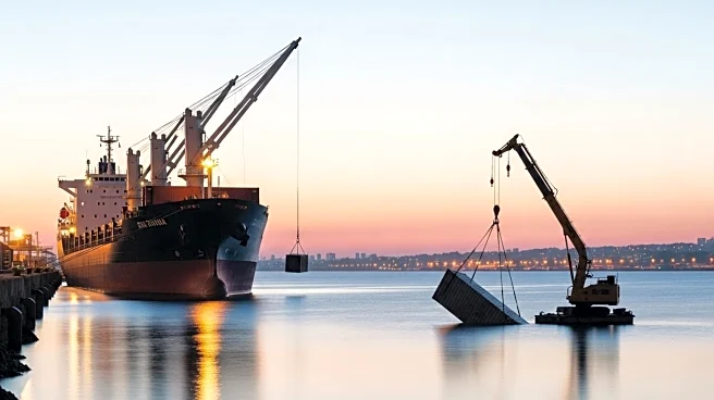 Port of Long Beach Undergoes Cleanup After Cargo Containers Fall Into Water