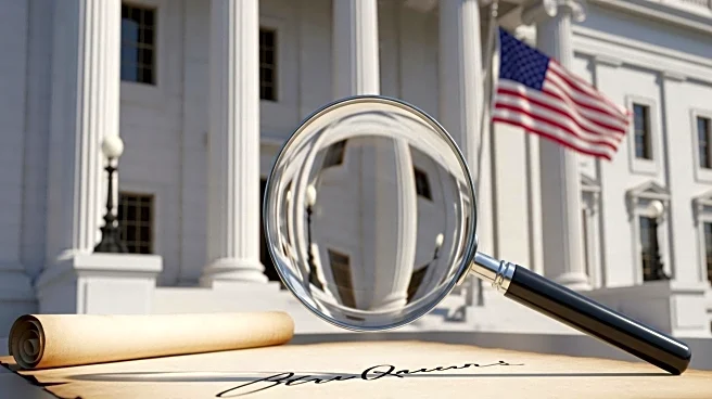 White House Supports Forensic Analysis of Alleged Trump Signature on Epstein Letter