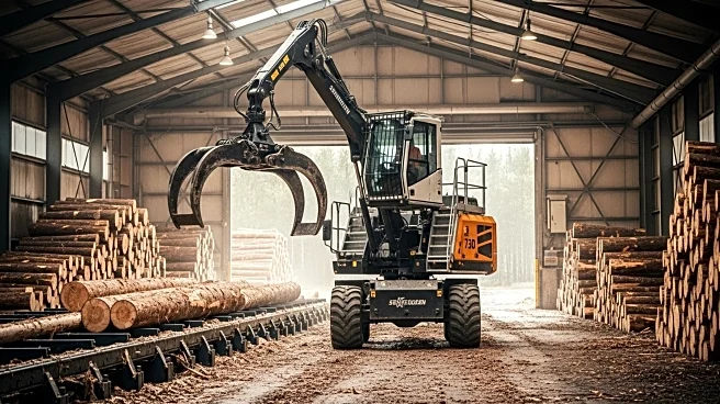 Pontrilas Sawmills Utilizes Sennebogen 730 E Machines for Efficient Timber Handling