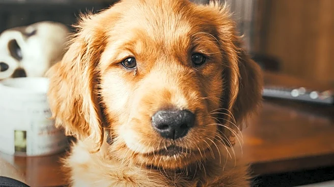 Rescue Puppy Comforted by Owner During Thunderstorm, Eases Anxiety