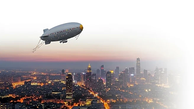 Goodyear Blimp Flies Over Detroit as Part of Automotive News Congress Celebration
