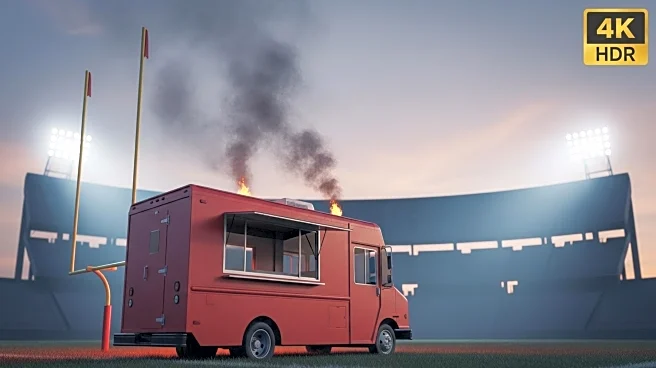 Food Truck Fire Disrupts Wake Forest-NC State Football Game