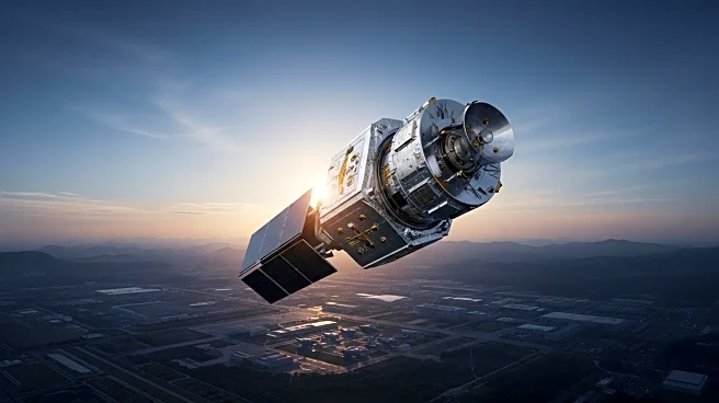 Satellite Captures Rare Image of Starlink Passing Over Chinese Airbase