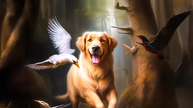 Golden Retriever Puppy Delights Internet with First Encounter with Ducks