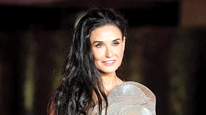 Demi Moore Embraces Sequins at Kering Foundation Dinner