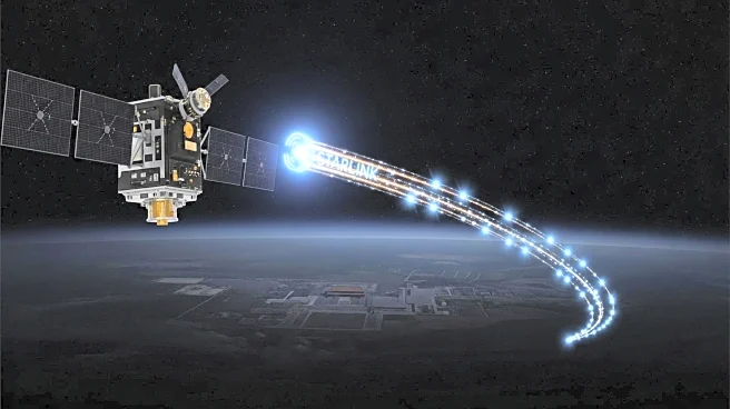 Maxar Satellite Captures Rare Image of Starlink Passing Over Chinese Airbase