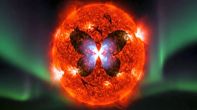 Butterfly-Shaped Coronal Hole on Sun May Cause Auroras This Weekend
