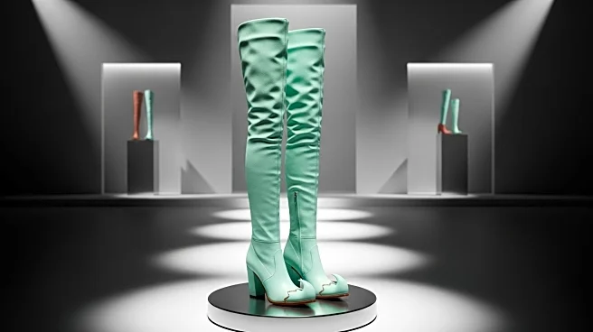 Ciara Showcases Off-White's Mint-Toed Thigh-High Boots at New York Fashion Week