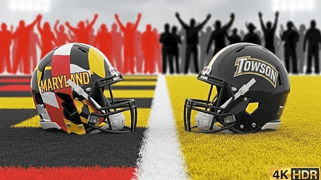 Maryland and Towson Football Teams Face Off in Anticipated Matchup