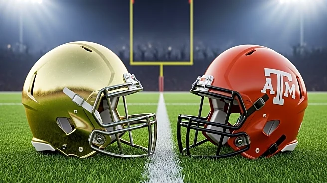 Notre Dame Leads Texas A in Intense College Football Showdown