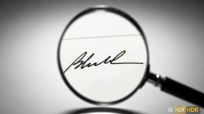President Trump's Signature Under Scrutiny Amid Epstein Note Controversy
