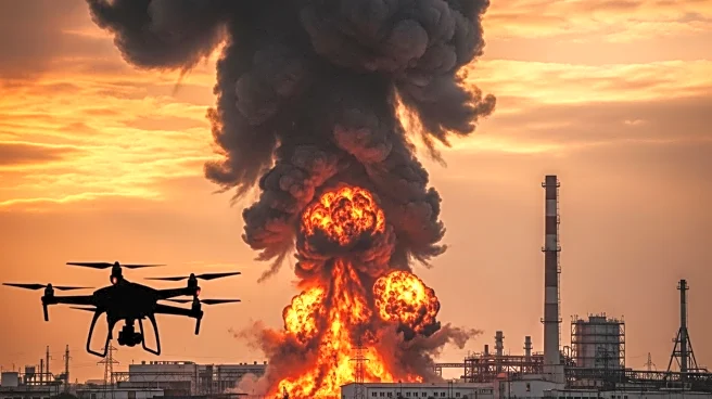 Ukrainian Drone Strike on Russian Oil Refinery Sparks Fire and Fuel Shortages