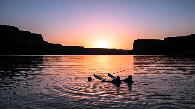 Sydney Sweeney Showcases Lake Adventure with Cliff Jumps and Waterskiing