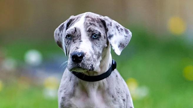 Great Dane Puppy Captured on Pet Cam Causes Chaos at Home
