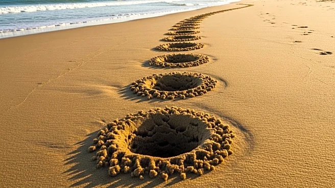 British Geological Survey Investigates Mysterious Holes on Holy Island Beach