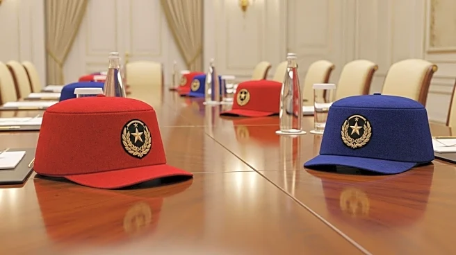 President Trump Displays 'Trump 2028' Hats During Meeting with Congressional Leaders