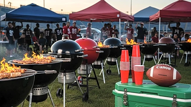Philadelphia Eagles Fans Celebrate with Tailgate Party Ahead of Broncos Game