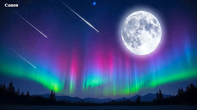 Skywatchers Prepare for Supermoon, Northern Lights, and Meteor Showers