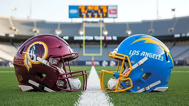 Washington Commanders and Los Angeles Chargers Tied at Halftime with Key Performances