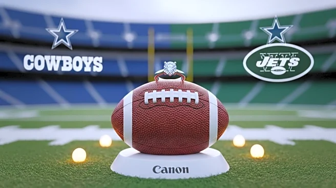 Jake Ferguson's Fiancée Reacts to Touchdown Dance During Cowboys vs. Jets Game