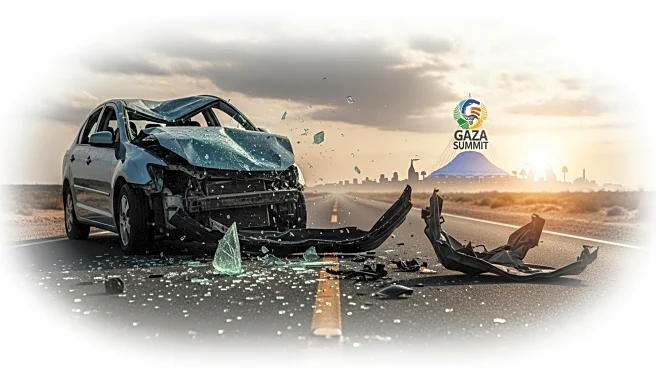Qatari Officials Killed in Car Crash in Egypt Ahead of Gaza Summit