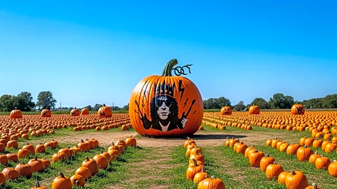 Osbournes Visit Sunnyfield Farm's Ozzy Pumpkin Mural Tribute, Honoring Rock Legend