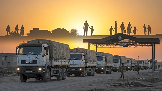 Humanitarian Aid Enters Gaza as Ceasefire Holds, Displaced Palestinians Return