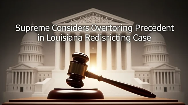 Supreme Court Considers Overturning Precedent in Louisiana Redistricting Case