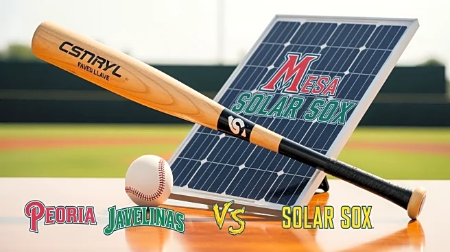 Peoria Javelinas Face Mesa Solar Sox in Fall League Action