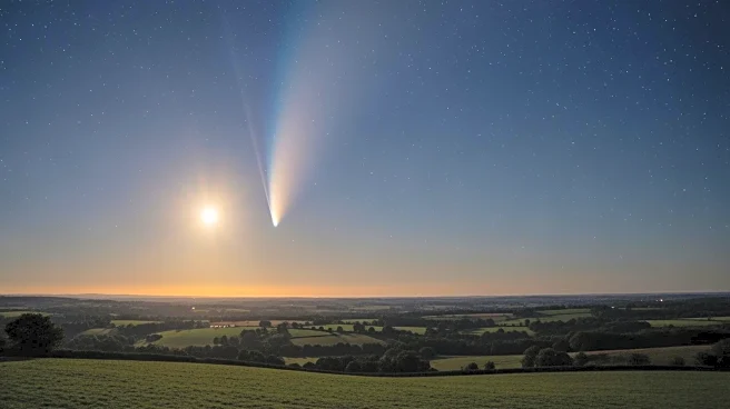 Comet Lemmon's Spectacular Tail Captured in UK Skies Ahead of Close Approach