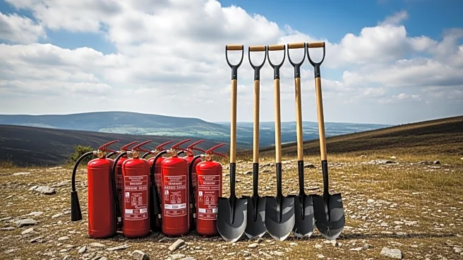 Volunteers and Firefighters Combat Major Moorland Fire in North York Moors