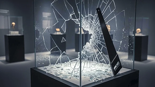 Louvre Heist Captured on Video: Thief Uses Saw to Cut Jewel Case