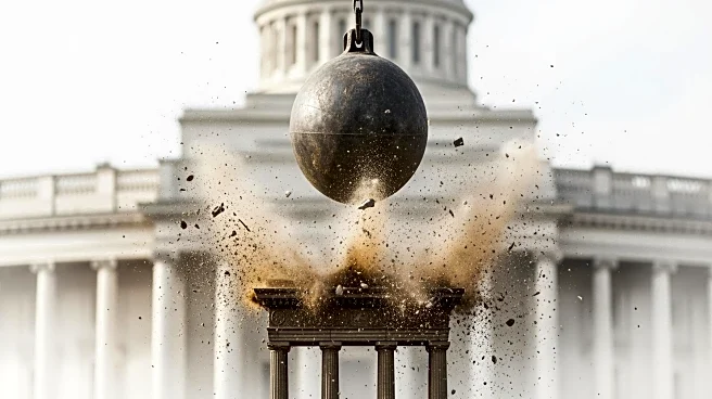 White House Demolition Advances for President Trump's Ballroom Construction