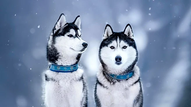 Husky's Transformation Captured in Viral Snow Video