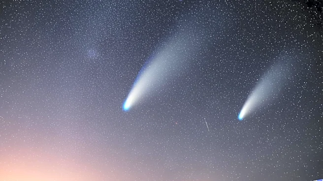 Comet Lemmon and Comet SWAN Illuminate Night Sky, Offering Rare Viewing Opportunity