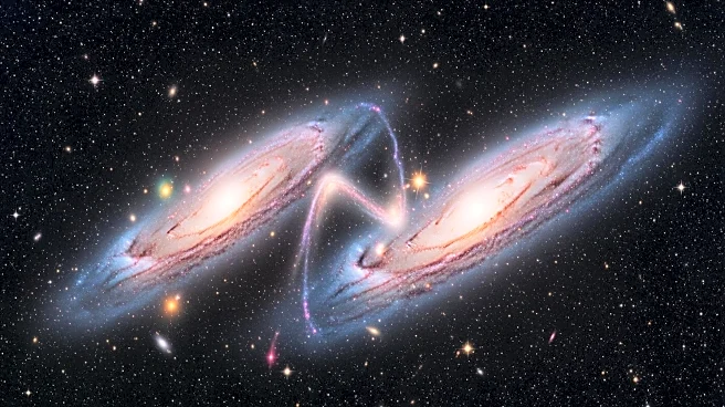 Astronomers Discover Gas Bridge Connecting Dwarf Galaxies, Revealing Record-Breaking Galactic Tail