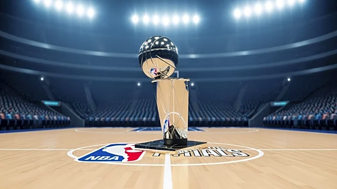 NBA Finals to Feature Return of Larry O'Brien Trophy Logo on Court